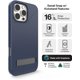 thumbnail image 3 of Funda ZAGG Denali Snap con soporte para iPhone 16 Pro Max, color azul, 3 of 7