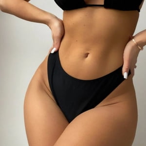 Likeshop - Traje De Baño Mujer Bikini Tiro Extra Alto Tanga Colaless 8387