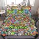 thumbnail image 1 of My Singing Monsters 3-Piece Bedding Set Warm And Comfortable Soft Duvet Cover Bed Set with 1 Duvet Cover And 2 Pillowcases for Boys Girls Kids Adult Bedroom All Season hn72, 1 of 3