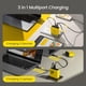thumbnail image 3 of Cargador AOHI Youth, 140 W, GaN+, USB C PD3.1 PPS, 3 puertos, color amarillo, 3 of 9