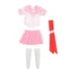 thumbnail image 1 of Figura Femenina A Escala 1/12, Ropa De Muñeca, Marinero Para Figuras De Acción De 6 Pulgadas, Ropa Rosa, 1 of 5