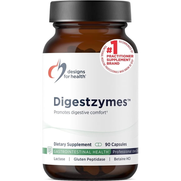 Enzimas Digestivas Designs for Health Digestzymes 90 Cápsulas