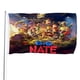 thumbnail image 1 of Gran Aventura de Nate Bandera impresa con temática, regalo perfecto para fanáticos, amigos y familiares, y adecuada para actividades al aire libre e interiores, decoraciones de fiesta. 60*90CM, 1 of 6