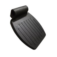 Glomed - Reposapiés Plástico Grande Silla De Ruedas 17,5 X 16 Cm