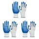 thumbnail image 1 of 3 pares de guantes de trabajo de seguridad, guantes de jardinería, guantes protectores transpirables de goma., 1 of 5