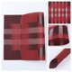 thumbnail image 2 of REGALWOVEN 6 Paquetes de Manteles Individuales de Estilo Rústico para Decoración de Mesa de Comedor Interior y Exterior Lavables Mantel de Cocina Limpiar con Paño Rojo 18*12in, 2 of 7