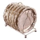 thumbnail image 4 of Posavasos De Metal De 6 Uds., Plato De Postres De Té Con Estante, Fácil De Almacenar, Hogar, Plata, 4 of 5