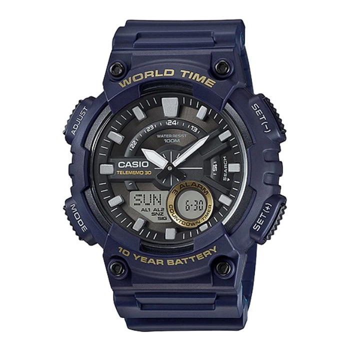 Reloj Analogo-Digital Azul Casio Aeq-110W-2Av