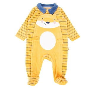 Osito Bebé Niño Mostaza Pillin