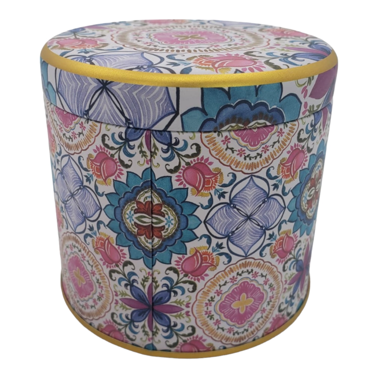 Homewell - Caja Metal Diseño Mandala 8.3*8.5cm