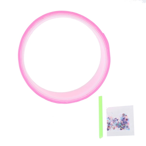 Cinta De Doble Cara Reutilizable Globos De Burbujas Cinta De Soplado Para Pellizco Fabricación De Juguetes Rosa 100 Cm X 3 Cm