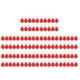 thumbnail image 2 of 100 Unids 125KHZ RFID Proximity ID Card Token Tags Key Fobs Sistema De Acceso Rojo, 2 of 5