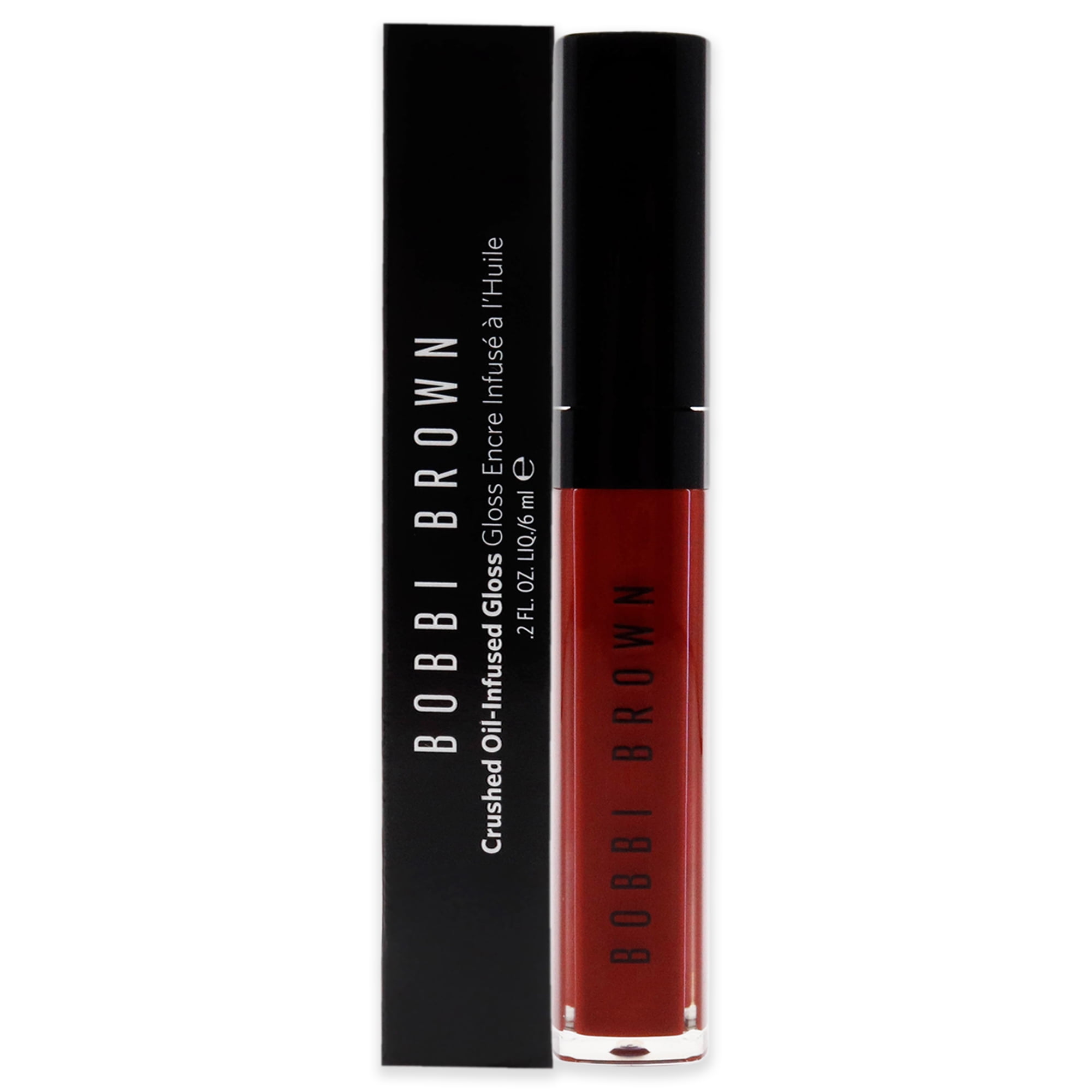 Brillo Labial Bobbi Brown Triturado Gloss Infundido Con Aceite Rock And Red 6 Ml Mujer