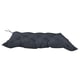 thumbnail image 4 of Cojín Impermeable Para Sillón Columpio Asiento Exterior Negro 120x50x10cm, 4 of 5