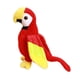 thumbnail image 4 of Figura De Loro De Peluche De Dibujos Animados, Almohada De Guacamayo Suave Abrazable Para Niños, Festival Rojo, 4 of 5