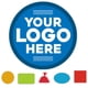 thumbnail image 1 of Pegatinas de vinilo impermeables personalizadas Sunshine Stickers, paquete de 120, 1 of 9