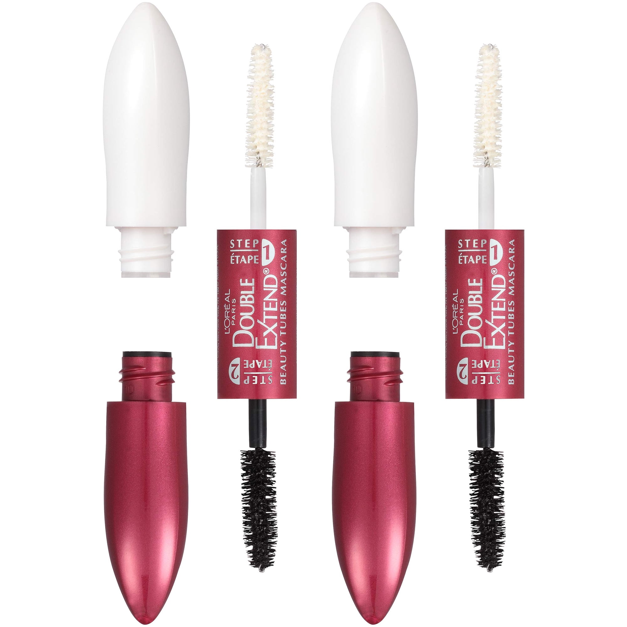 L’oréal Paris - Máscara L'oreal Paris Con Doble Tubo Alargador, Color Negro