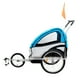 thumbnail image 5 of Carro arrastre trailer para bicicletas 2 niños BeRide Azul, 5 of 9