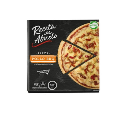 Pizza Pollo Bbq 590 G Receta Del Abuelo