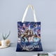 thumbnail image 2 of Honkai Star Rail Bolso de tela con estampado de lienzo para mujer, bolsa de compras reutilizable y estética, con cremallera interior, regalo para mujer,40*45cm., 2 of 6