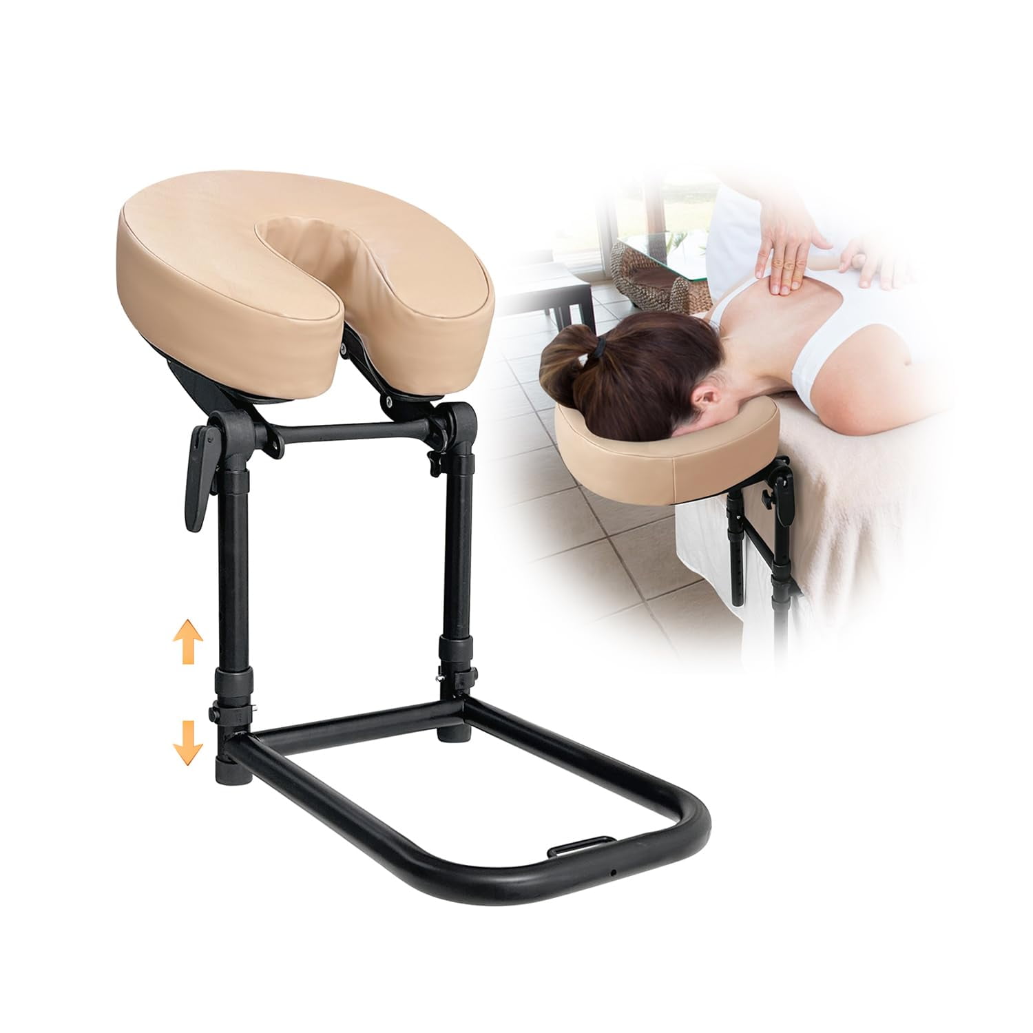 Reposacabezas Ajustable Para Masajes Kaamos Con Almohada En Forma De U