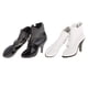 thumbnail image 3 of Botines De Tacones Altos Femeninos A Escala 1/6 Para Figura De Acción De 12 Pulgadas, Negro, Blanco, 3 of 5