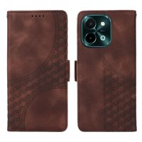 Carcasa Foxdock Vivo Y28 4G De Cuero Pu, Diseño Acolchado Clásico, Protección Contra Caídas Y Rayones