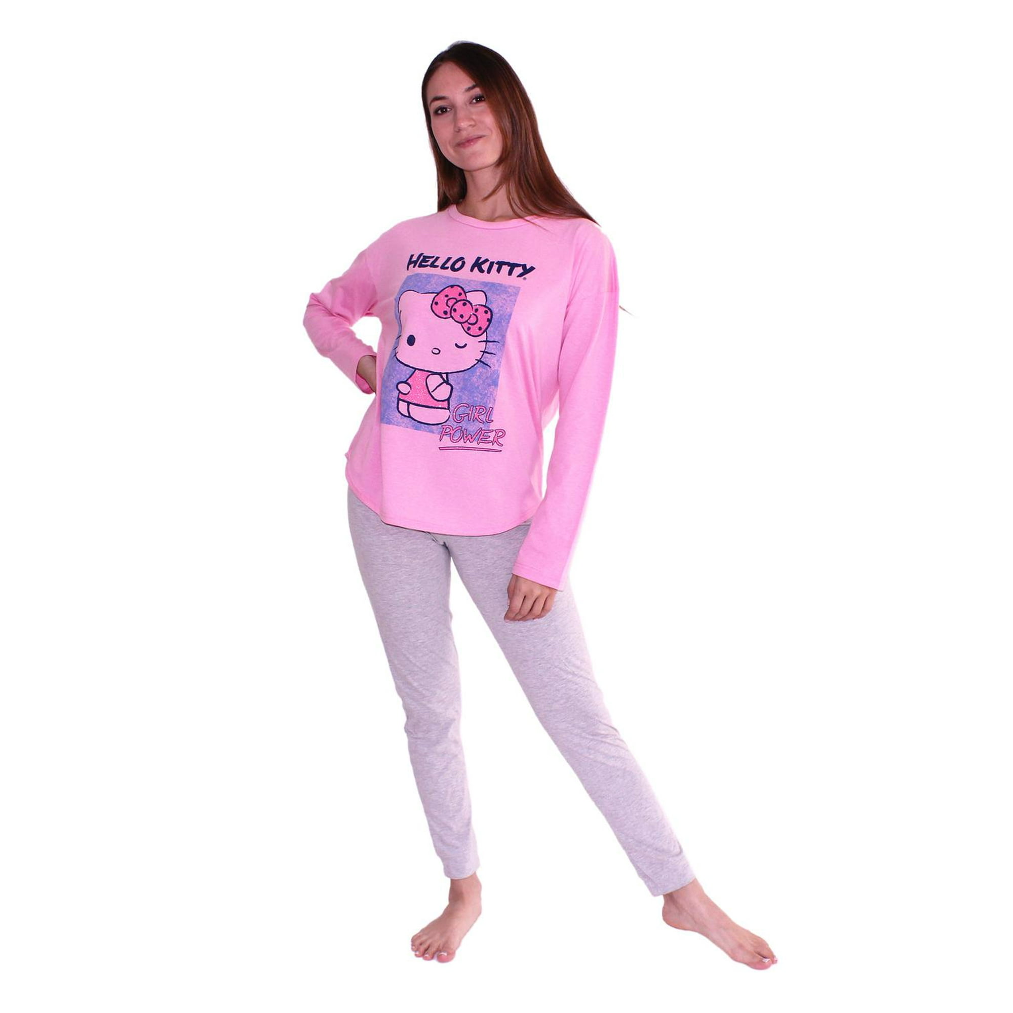 Pijama Mujer Algodón Hello Kitty S1021198-5825 Rosa L