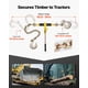 thumbnail image 3 of Tensor de cadena con trinquete VEVOR, 9200 lb, servicio pesado, 52-61 in, 3 of 9