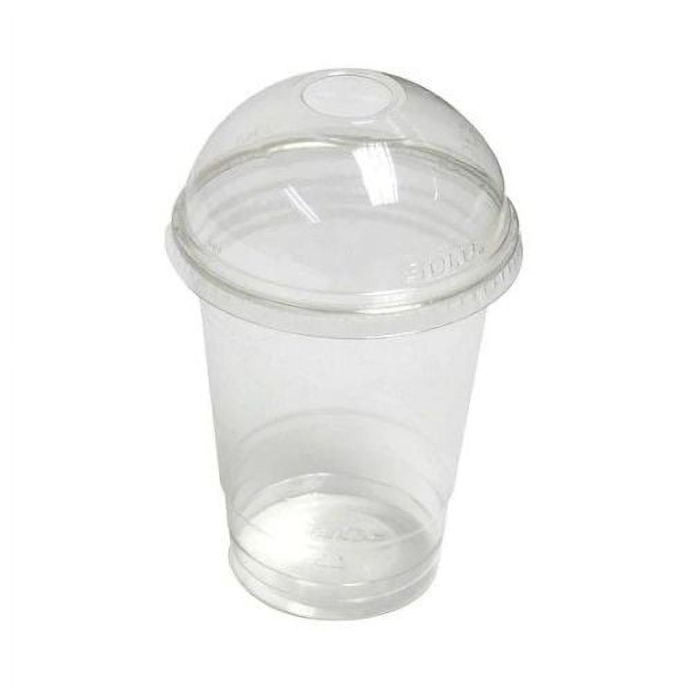 De Gaune - Vasos Plásticos Pet Con Tapa Tipo Domo 12oz (50 Unidades)
