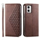 thumbnail image 3 of Funda Flip FOXDOCK para Motorola Moto G73 , Estilo Billetera con Diseño Rombo, Correa de Mano y Soporte, Uso Diario, 3 of 6
