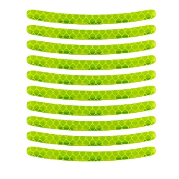 Adhesivos Para Llantas Reflectantes Para Auto Verde