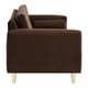 thumbnail image 5 of Sofa Retro 3C Felpa 05 Chocolate, 5 of 6
