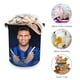 thumbnail image 3 of Lautaro Martínez Cesta de lavandería de gran capacidad redonda con asa, bolsa para ropa sucia plegable, almacenamiento para dormitorio, baño y lavadero 44x35 cm, 3 of 6