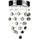 thumbnail image 1 of Aplique de Pared Galaxy Elegant Lighting de 3 Luces Cromo 30x43 cm, 1 of 3