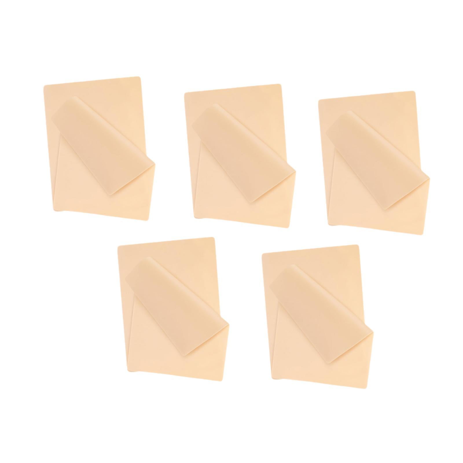 Ioensy - 10 Fundas De Silicona En Blanco, Accesorios De Maquillaje, Tacto Realista, Suaves Y Falsas.