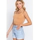 thumbnail image 4 of Top CCwholesalesclothings Scoop Neck 2 Ply Crop Honey, 4 of 5