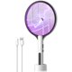 thumbnail image 1 of Raqueta eléctrica mata moscas DEEZEE 4500 V ahuyentador de insectos morado, 1 of 7