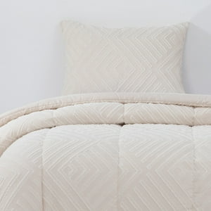 Hebra - Plumon Jacquard 1.5 Plaza Flechas Beige