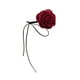 thumbnail image 2 of Flor Rosa Gargantilla Moda Elegante Collar Para Festival Halloween Boda, 2 of 3