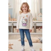 Polera Niña Hello Kitty Beige 3