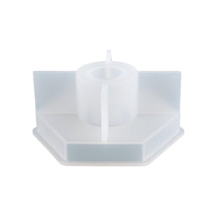 Magideal - Portavelas Hexagonal Irregular, Suministros De Silicona Para Manualidades Diy Para Fabricación De Candelabros De Resina Para Bodas, Fiestas