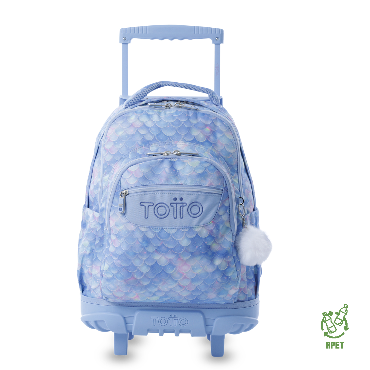 Mochila Con Ruedas Notebook 15.4"" Renglón Azul Totto