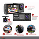 thumbnail image 3 of Camaras Para Autos 3 Lentes Full Hd 1080p Reversa Dash Cam, 3 of 5