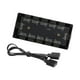 thumbnail image 2 of Hub Con Cable 10 Hub Splitter PC RGB Ventilador De Refrigeración LED Tira De Luz RGB Hub 5V 3pin, 2 of 3