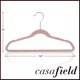 thumbnail image 5 of Perchas infantiles de terciopelo Casafield 14, tamaño 50, rosa claro, 5 of 7