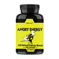 Balincer - Angry Energy Quemador De Grasas Cafeina Guarana Energizante