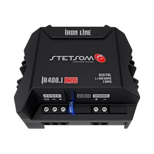 Tuaudio.Cl - Amplificador 1 Canal Stetsom Ir400.1 Bass 400W Rms 2 Ohm