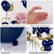thumbnail image 3 of Kit de guirnaldas con globos JHESAO, azul marino y dorado, 121 piezas, 3 of 7
