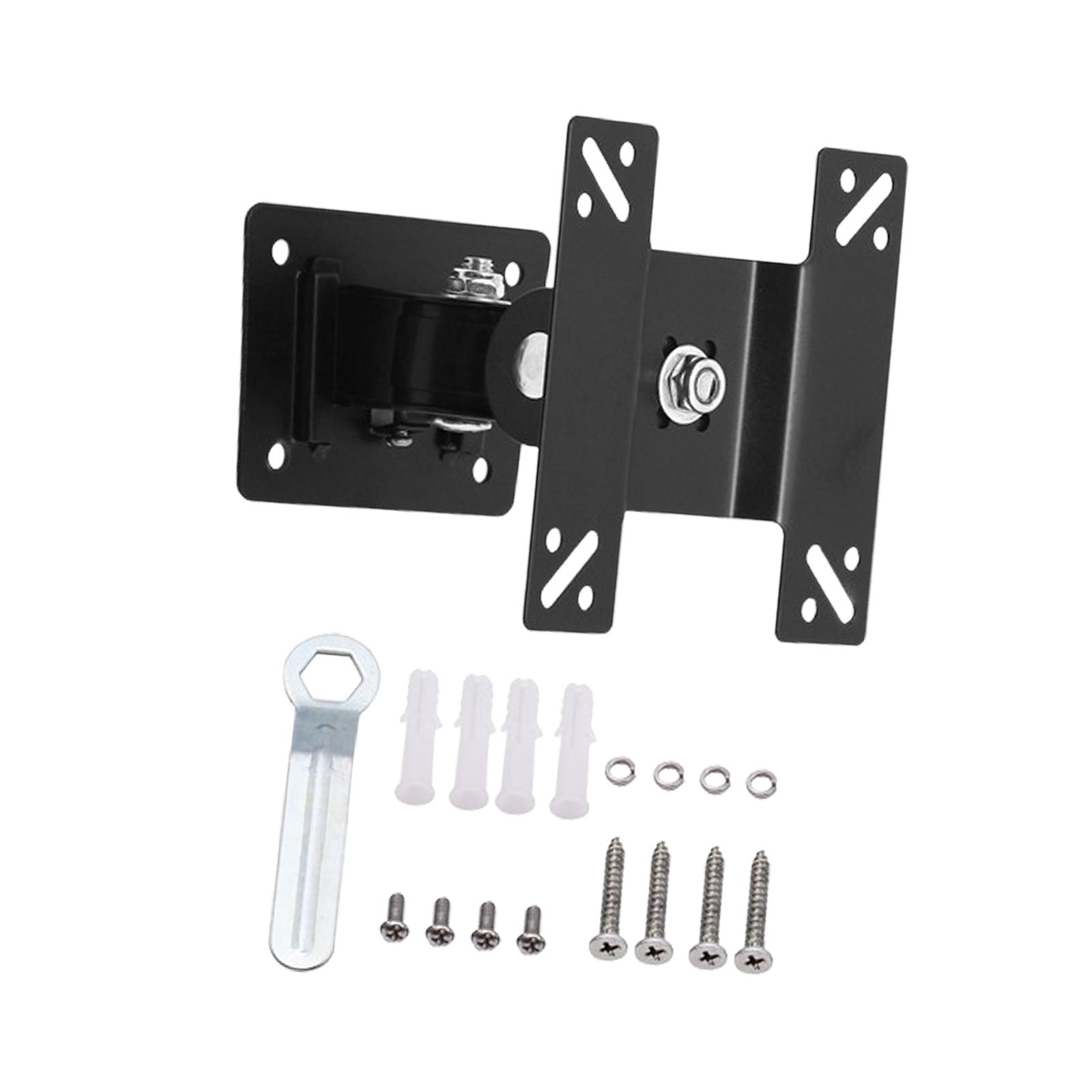 Magideal - Soporte De Pared Para Tv, Giratorio, Inclinable, Pantalla Plana, Fijación De Montaje En Pared Con Tornillos De Instalación, Soporte Universal Para Eje Giratorio De Metal.